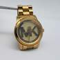 Michael Kors 37mm Case Signature Gold Tone Men's Stainless Steel Quartz Watch image number 6