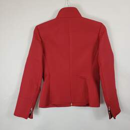 Petite Sophisticate Women Red Jacket Sz 0 NWT alternative image
