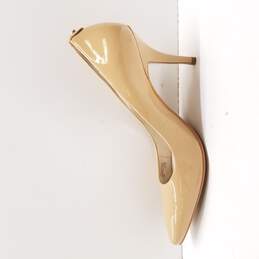 Michael Kors Women's Nude Patent Leather Heels Size 7.5 alternative image