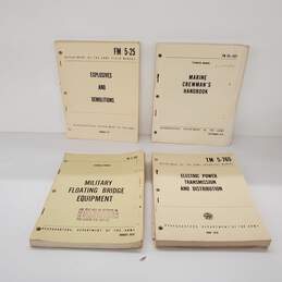 1970s Department of the Army Technical Manuals Lot of 4