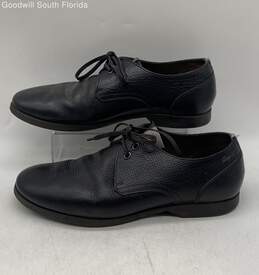 Authentic Salvatore Ferragamo Mens Black Leather Oxford Dress Shoes No Size