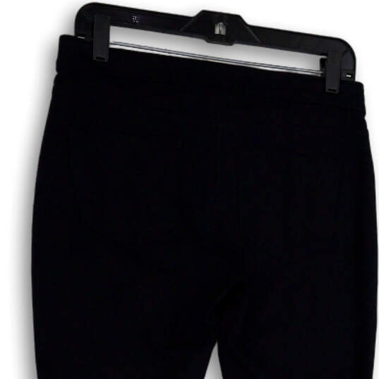 Womens Blue Denim Dark Wash Pocket Stretch Skinny Leg Jeans Size M image number 3