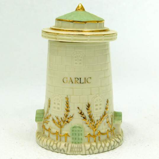 2002 Lenox Lighthouse Seaside Spice Jar Fine Ivory China Garlic image number 1