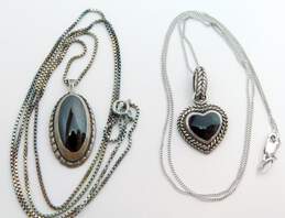 Artisan Sterling Silver Onyx Jewelry 28.1g