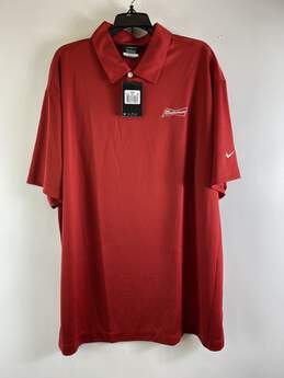 Nike Golf Red Budweiser Polo Shirt XXL NWT