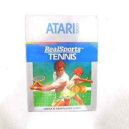 Atari 5200 Real Sports Tennis Game New Sealed In Box