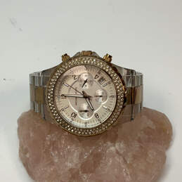 Designer Michael Kors Madison MK5323 Gold-Tone Rhinestone Analog Wristwatch