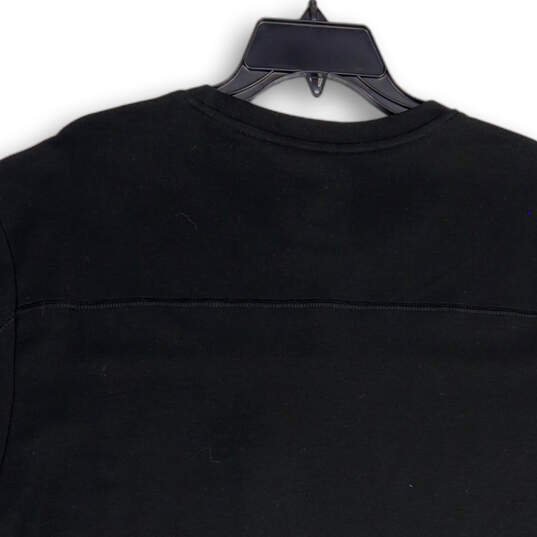 NWT Mens Black Crew Neck Zip Pocket Stretch Pullover T-Shirt Size X-Large image number 4
