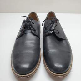 J Shoes Grail  Men's Derby Black Leather Shoes Size 10