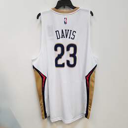 Mens White New Orleans Pelicans Anthony Davis #23 NBA Jersey Size 3XL alternative image