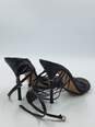Authentic Gucci Brown Woven Sandals W 10.5B image number 4
