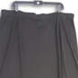 Womens Black Pleated Front Elastic Waist Pull-On Midi A-Line Skirt Size 3X image number 3