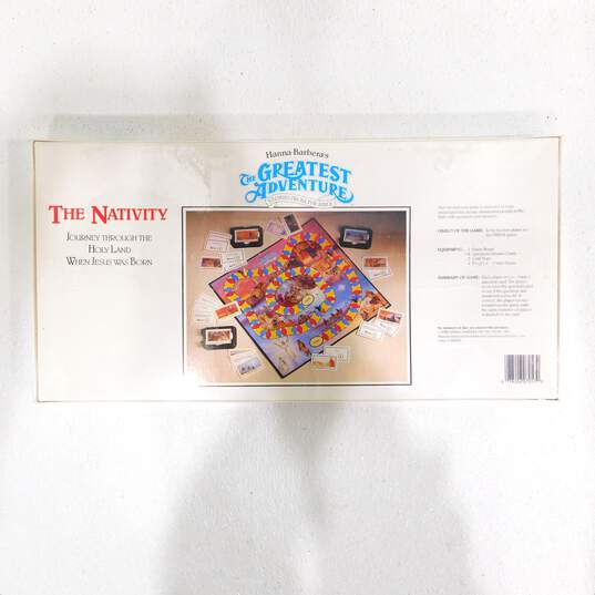 Sealed Hanna Barbera's Greatest Adventure Stories From The Bible The Nativity Board Game Christmas image number 2