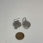 Designer Silpada 925 Sterling Silver Cut Above CZ Dangle Earrings w/ Box image number 2
