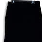 Womens Black Elastic Waist Wrinkle Resistant Stretch Wide Leg Pants Size 2 image number 3