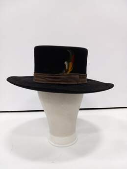Stetson Authentic Movie Original Men's Black Cowboy Hat Size 55 - 6 7/8 alternative image