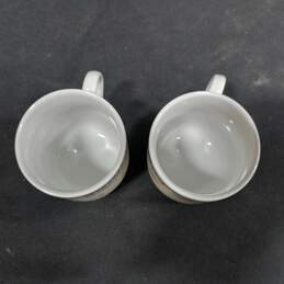 Vintage Pair of Floral Ceramic Cups w/Saucers alternative image