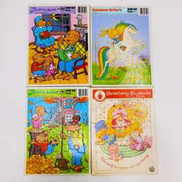 Set of Six (6) Vintage Frame Puzzles; Rainbow Brite, Berenstain Bears, Etc. alternative image