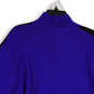 Mens Black Tight-Knit 1/4 Zip Mock Neck Long Sleeve Pullover Sweater Size L image number 4