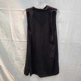 Wilfred Black Sleeveless V-Neck Dress Size M alternative image