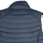 NWT Womens Gray Mock Neck Sleeveless Full-Zip Puffer Vest Size Large image number 4