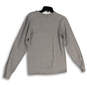 Womens Gray Crew Neck Long Sleeve Regular Fit Pullover T-Shirt Size Small image number 2