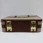 Vintage Samsonite Woven Suitcase w/Wheels image number 4