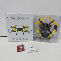 Sky Rider X-11 Stratosphere Quadcopter Drone w/ Wi-fi Camera - IOB