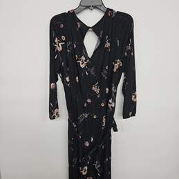 Floral Tie Jumpsuit With Pockets alternative image