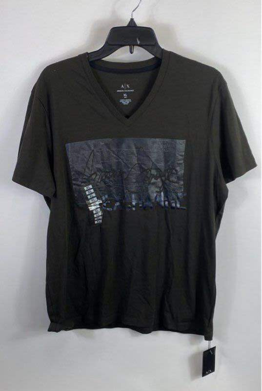 Armani Exchange Gray T-shirt - Size X Large image number 1