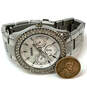 Designer Fossil Silver-Tone Round Dial Chronograph Analog Wristwatch image number 4