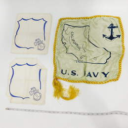 Vintage US Navy Mother Pillowcase Cover Linen Towels Cloths alternative image
