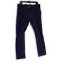 NWT Womens Blue Denim Medium Wash Straight Leg Jeans Size 36W X 32L image number 1