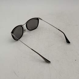 Persol Womens 3081-S Silver Full Rim Blue Lens UV Protection Square Sunglasses