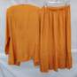 3K Fashion Bright Orange x3 Piece Suit w Skirt Size M image number 2