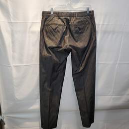Armani Exchange Pinstripe Cotton Dress Pants Size 30 Long alternative image