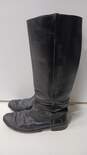 Women's Leather Frye Black Boots Size 11 image number 2