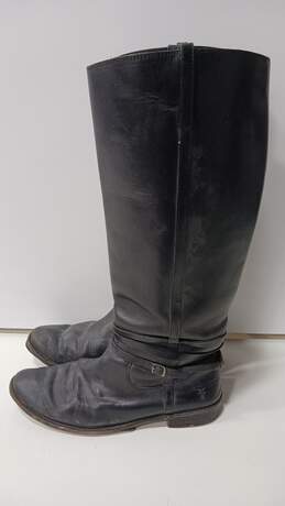 Women's Leather Frye Black Boots Size 11 alternative image