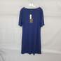 Tommy Bahama Blue Short Sleeve Midi Sheath Dress WM Size M NWT image number 1