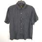 Tommy Bahama Men Black Printed Button Up Shirt M image number 1