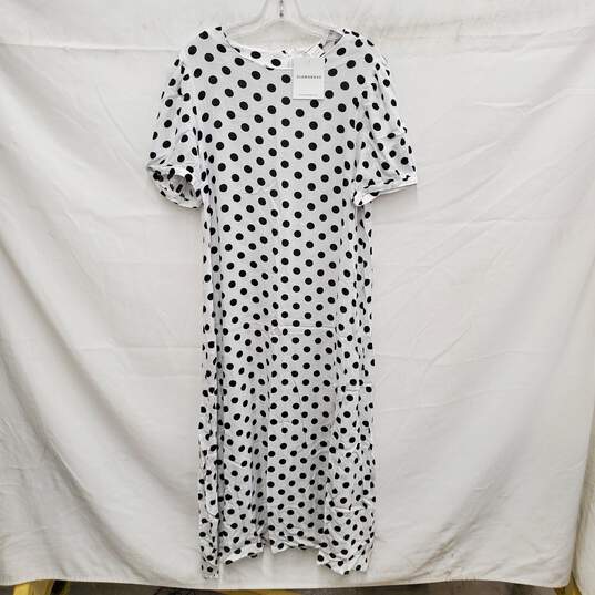 NWT Glamorous WM's Black & White Polka Dot Maternity Dress Size M image number 1