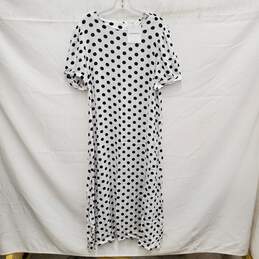 NWT Glamorous WM's Black & White Polka Dot Maternity Dress Size M