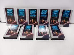 Bundle of 10 Assorted Star Trek Next Generation VHS Tapes