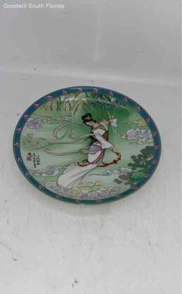 Lady White Decorative Plate