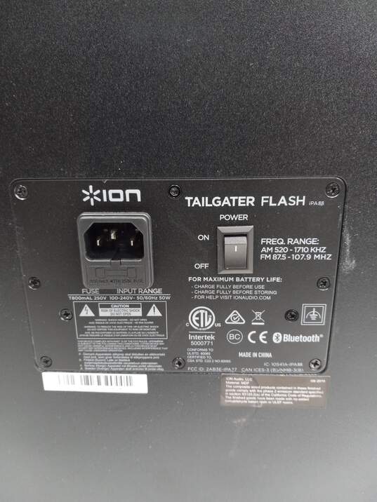 ION Tailgater Flash IPA88 Speaker/Amplifier image number 3
