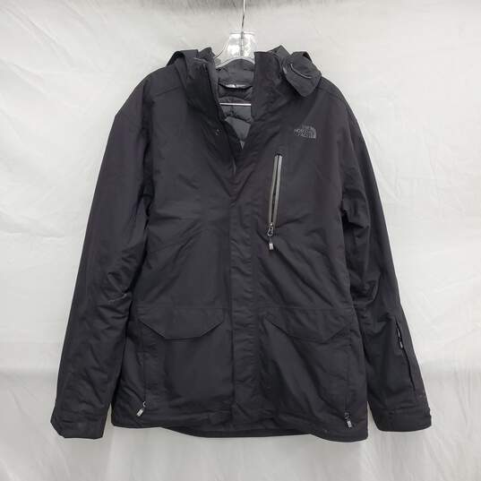 The North Face MN's Black Nylon Insulated Gatekeeper Hooded Parka Size L image number 1