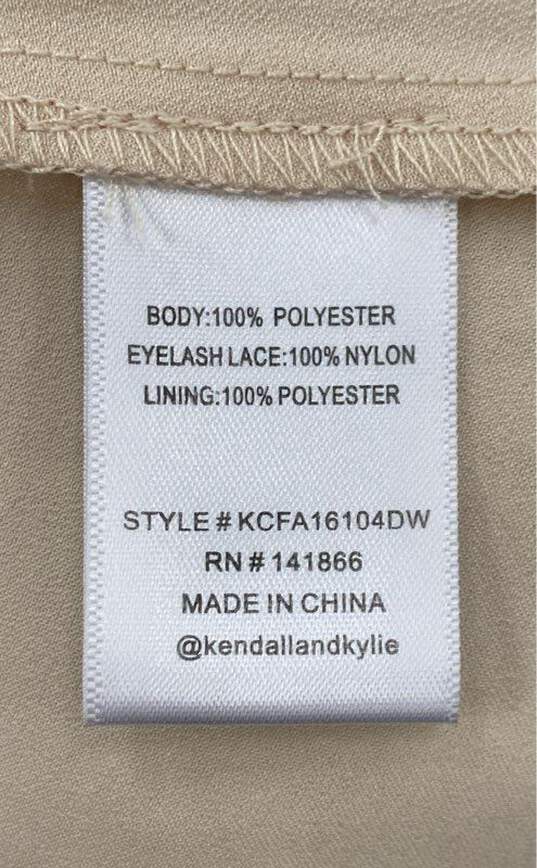 Kendall & Kylie Beige Casual Dress - Size Medium image number 4