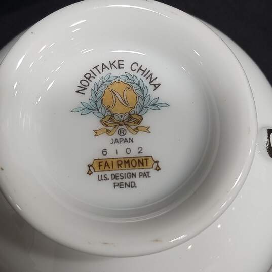 Set of 6 Noritake Fairmont Cups/Saucers image number 5