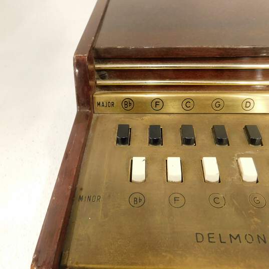 VNTG Delmonico Brand Electronic Chord Organ w/ Power Cable (Parts and Repair) image number 11