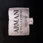 Armani Collezioni Women Black Pinstriped Blazer 4 image number 4